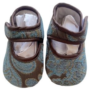 BABY BELLA MAYA infant soft fabric shoes, 6-12 months
